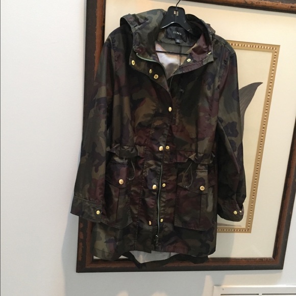 J. Crew Jackets & Blazers - JCrew Camo Lightweight Parka